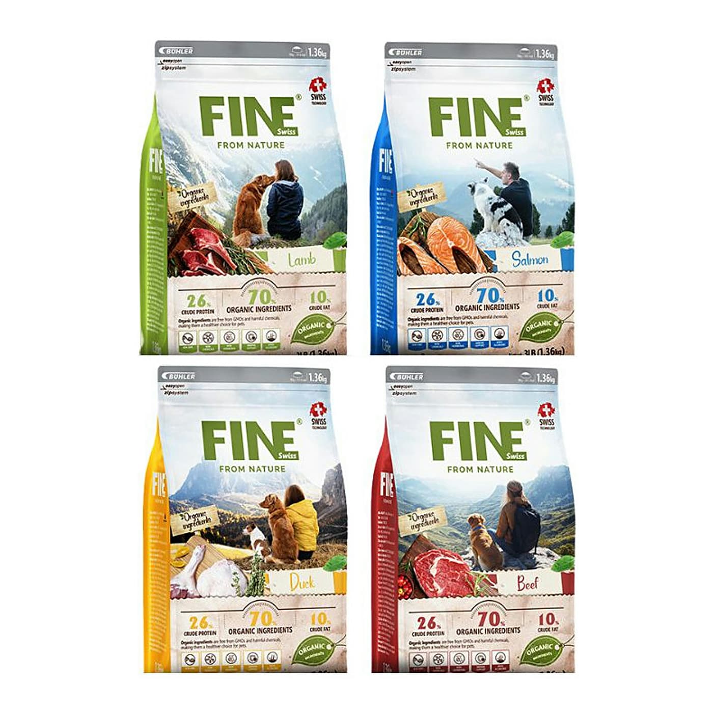 Hạt Fine Hữu Cơ Cho Chó 1.36kg