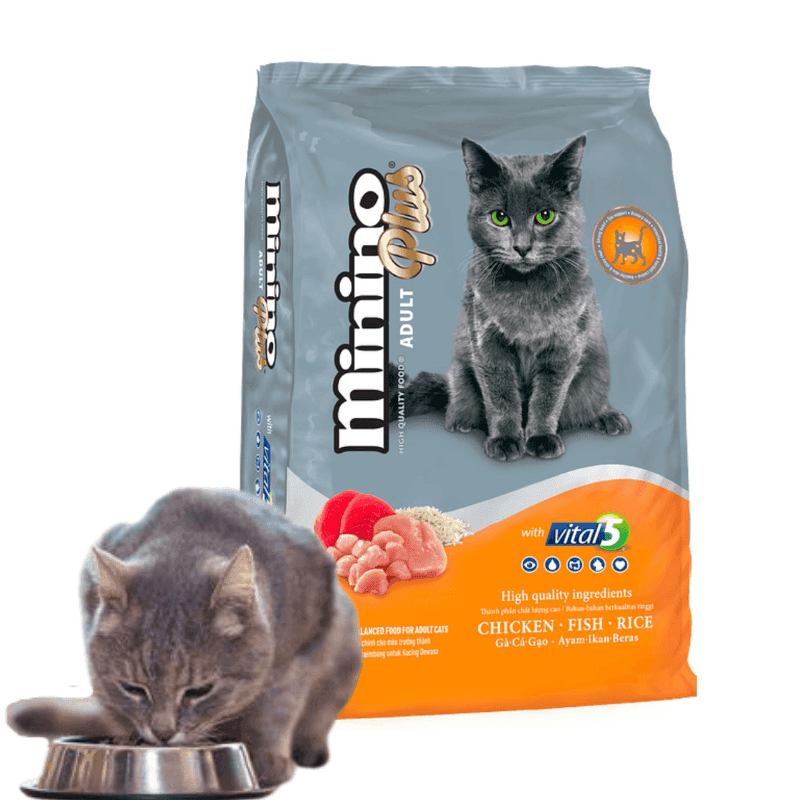 Hạt Cho Mèo Trưởng Thành Minino Plus Adult