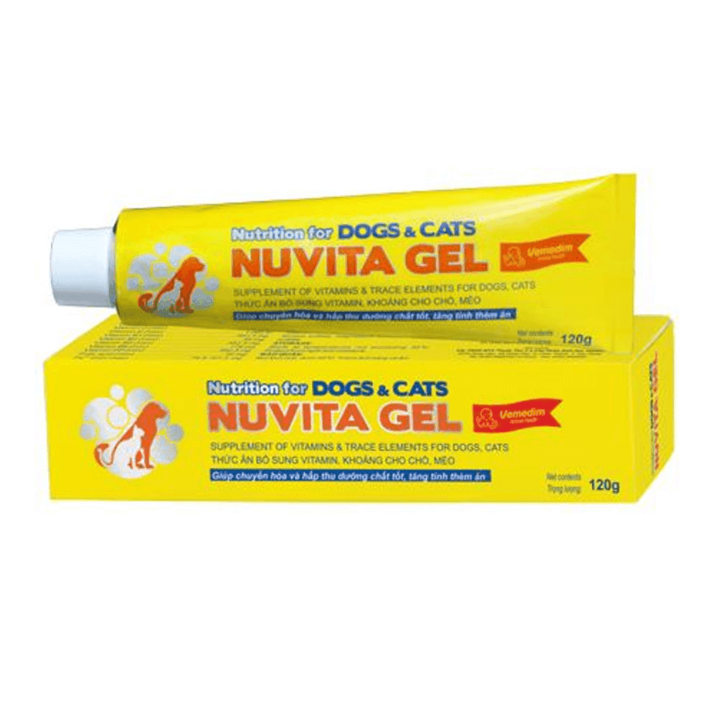Gel Dinh Dưỡng Nuvita Cho Chó Mèo 120g - Paddy Pet Shop
