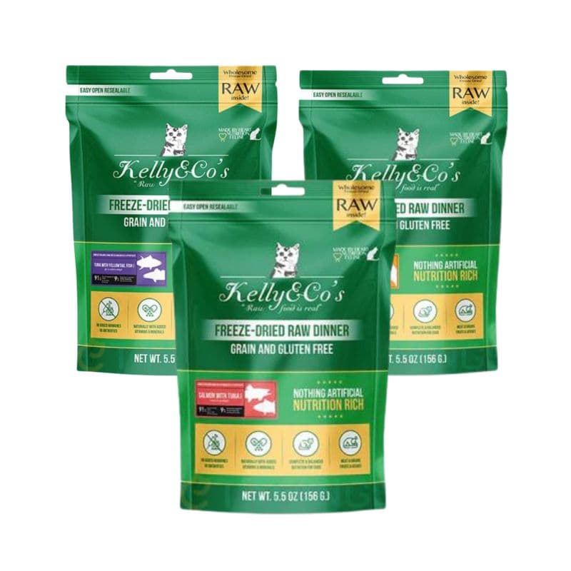 Bánh Thưởng Cho Mèo Thịt Sấy Kelly & Co's Freeze Dried Raw Dinner
