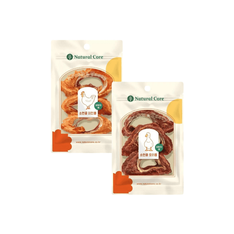 Snack Cho Chó Natural Core Thịt Cuộn Sụn Bò 65g - Paddy Pet Shop