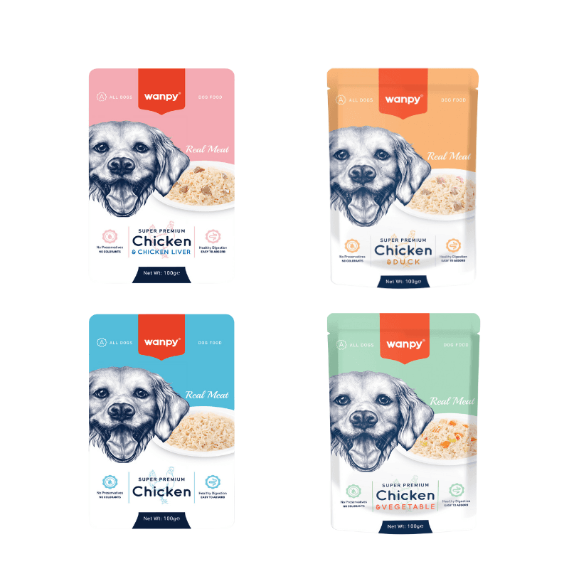 Pate Cho Chó Wanpy Premium Vị Gà 80g