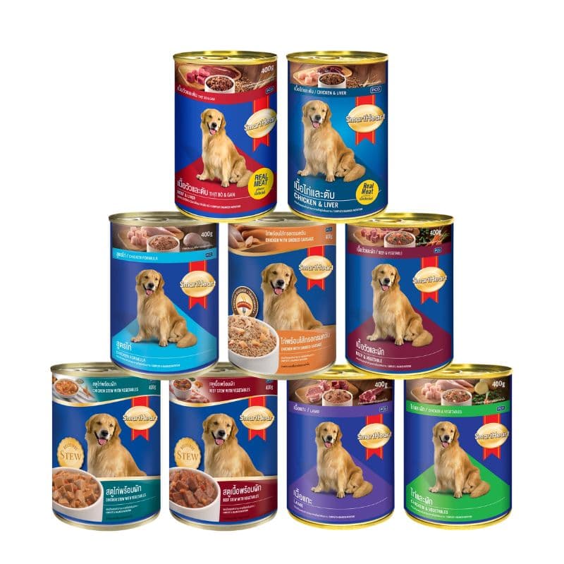 Pate Cho Chó Trưởng Thành Smartheart Adult Lon 400g