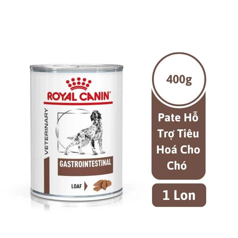 Pate Chó Hỗ Trợ Tiêu Hóa Royal Canin Gastrointestinal Canine (Lon 400g)