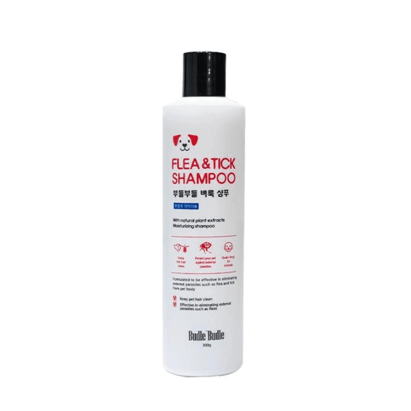 Sữa Tắm Thảo Dược Trị Ve Rận Cho Chó Budle Flea & Tick 300g - Paddy Pet Shop