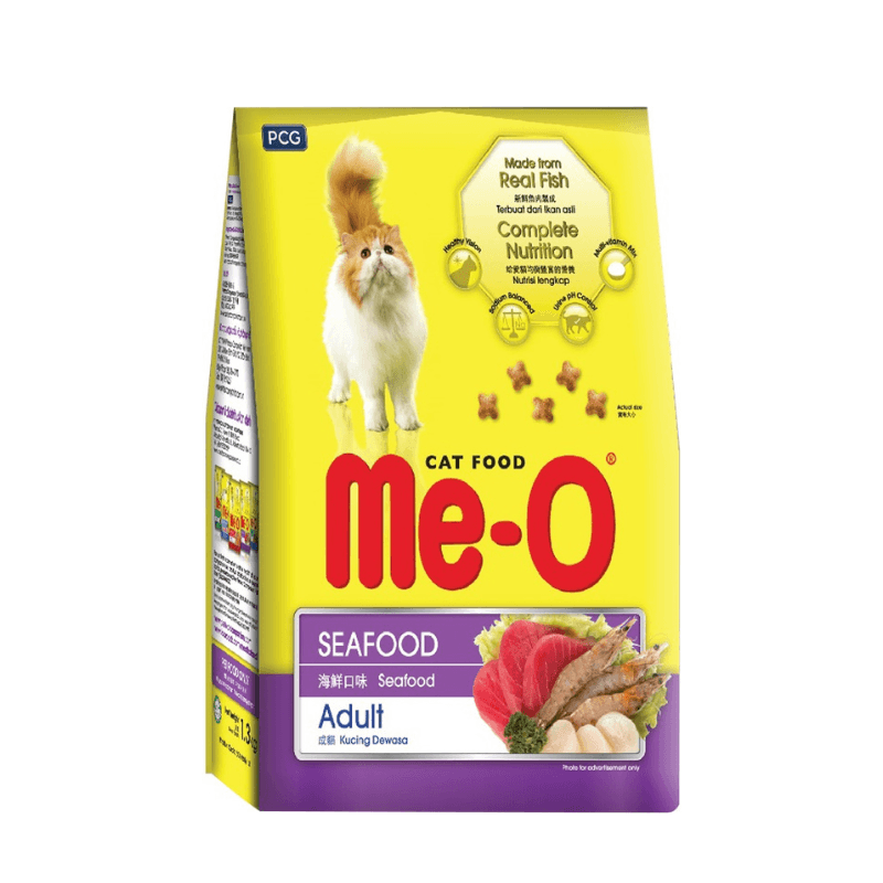 Hạt Cho Mèo Trưởng Thành Me-O Vị Hải Sản