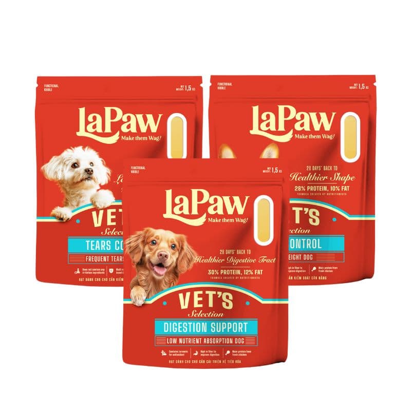 Hạt Cho Chó LaPaw Vet Dinh Dưỡng Chuyên Biệt 1.5kg