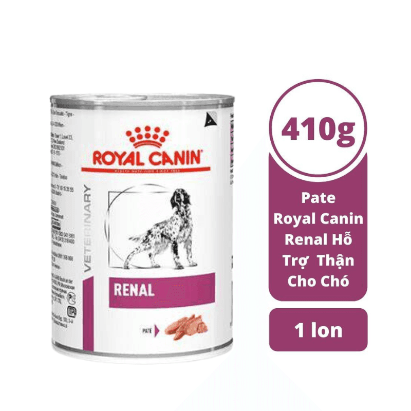 Pate Cho Chó Royal Canin Renal Lon 410g - Paddy Pet Shop