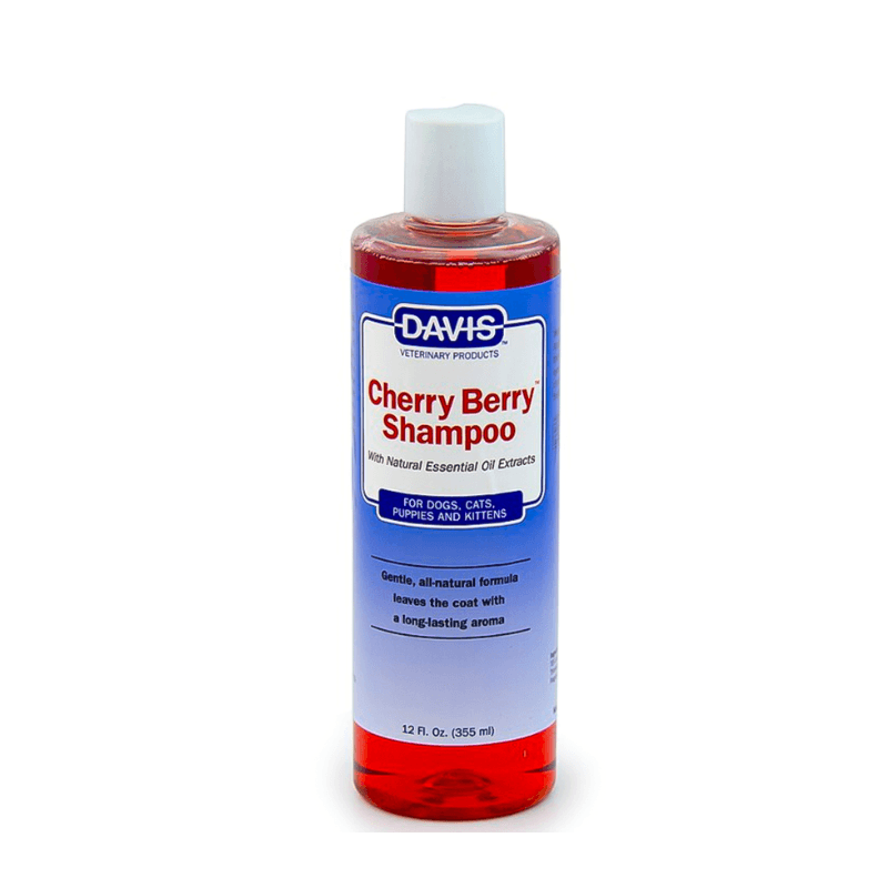 Sữa Tắm Davis Cherry Berry Cho Chó Mèo Tắm Cực Sạch, Mượt lông