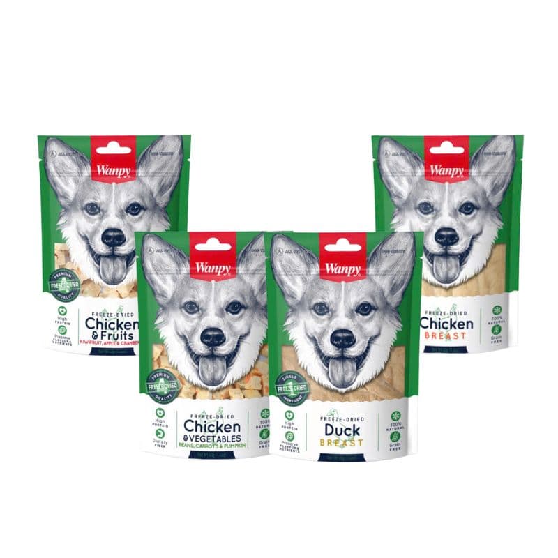 Bánh Thưởng Cho Chó Thịt Sấy Wanpy 40G