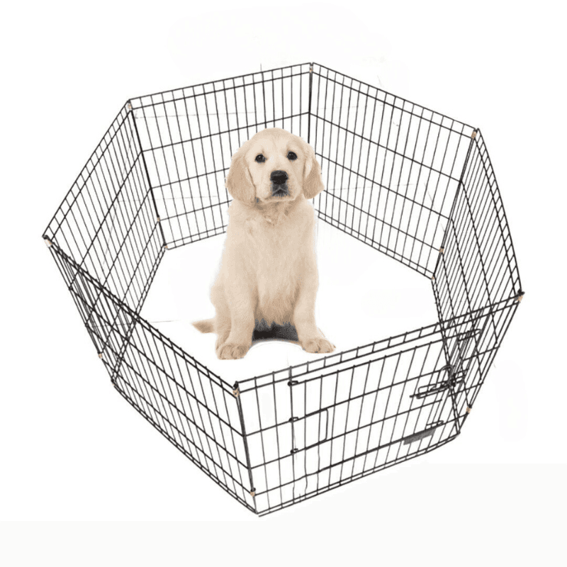 Bộ Chuồng Chó Mèo Quây Ghép 6 Tấm Có Cửa Diamond - Paddy Pet Shop