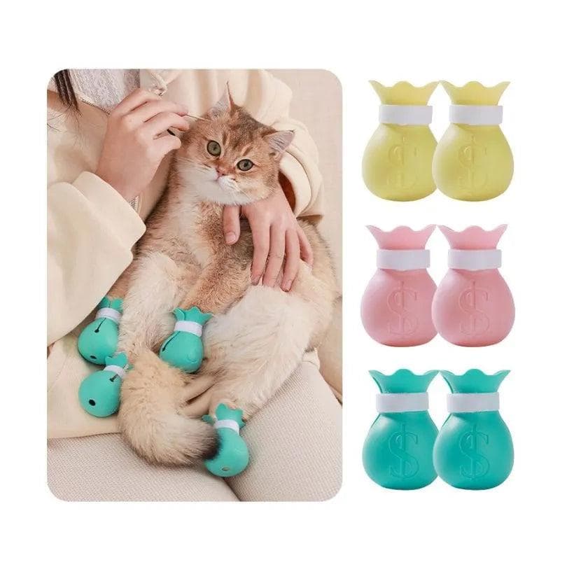 Bịt Chân Chống Chó Mèo Cào 7cm (Bộ 4 cái) - Paddy Pet Shop