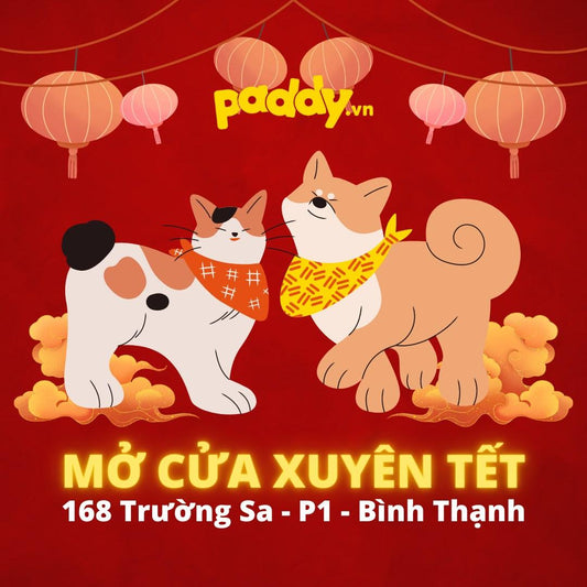 Bán Hàng Xuyên Tết Quý Mão 2023 - Paddy Pet Shop - Paddy Pet Shop