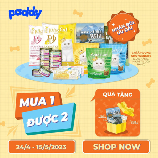 Khuyến Mãi MUA 1 TẶNG 1 - Thức Ăn Chó, Mèo Taste Of The Wild & Aatas - Paddy Pet Shop