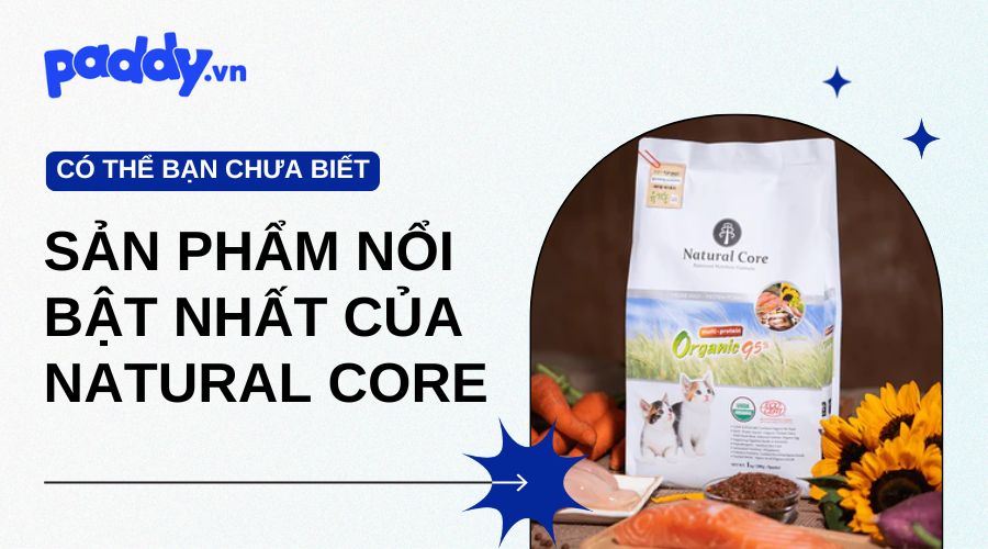 Những Sản Phẩm Nổi Bật Nhất Của Dòng Hạt Natural Core - Paddy Pet Shop