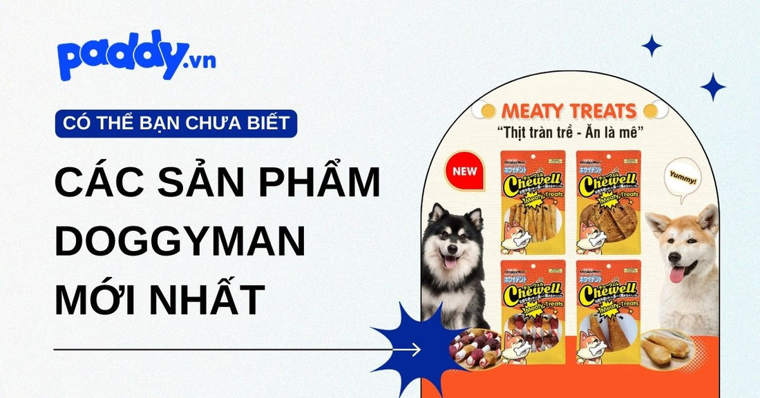 Khám phá các sản phẩm DoggyMan mới nhất - Thịt tràn trề, ăn là mê cho boss cưng!