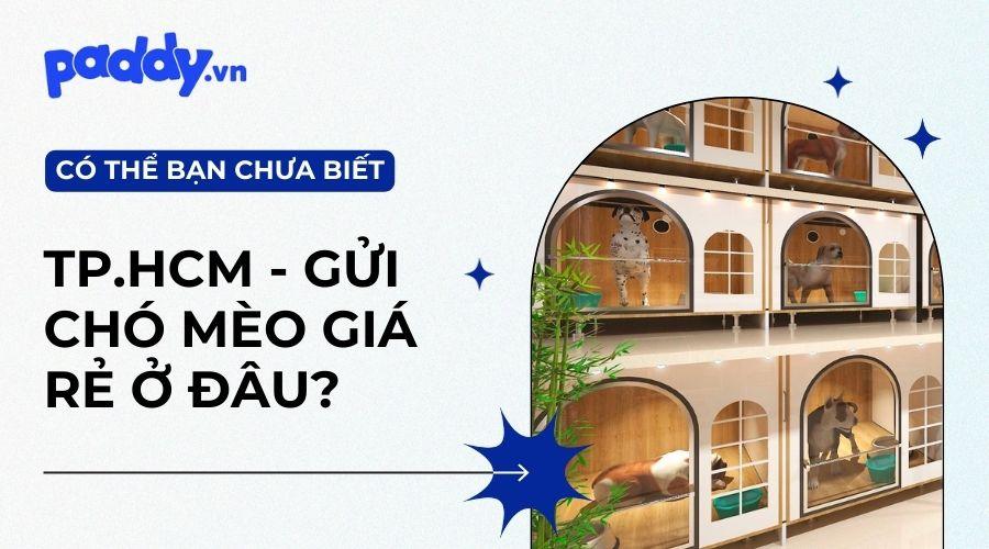 Dịch Vụ Gửi Chó Mèo Giá Rẻ Tại TPHCM - Paddy Pet Shop