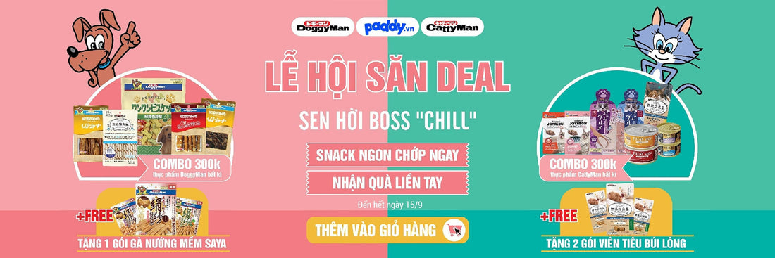 Nhận Quà Cực Chất Với Hoá Đơn Chỉ Từ 300K - Paddy Pet Shop