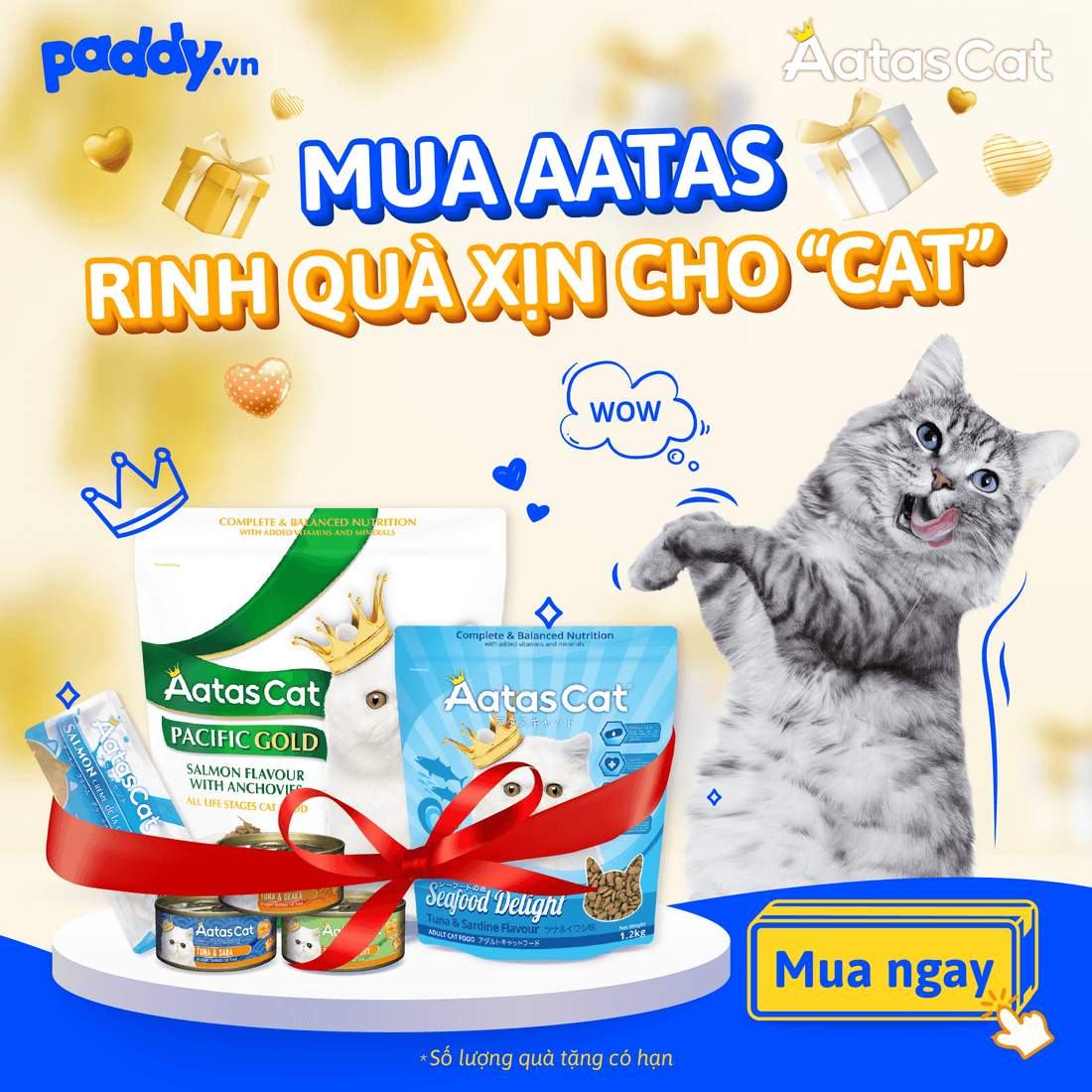 [MUA 1 TẶNG 1] CÁC SẢN PHẨM AATAS - Paddy Pet Shop