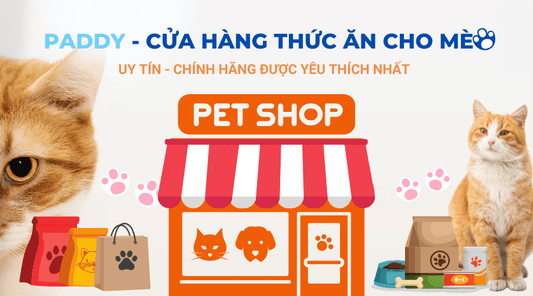 Cửa hàng thức ăn cho mèo uy tín, chính hãng được yêu thích nhất - Paddy Pet Shop