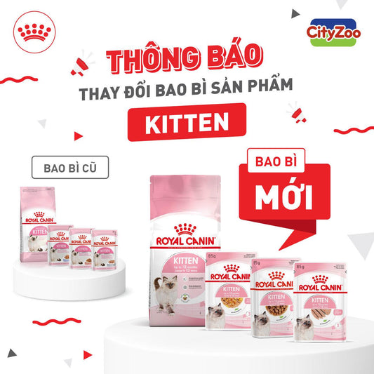 Thông Báo Thay Đổi Bao Bì Sản Phẩm Royal Canin - Paddy Pet Shop