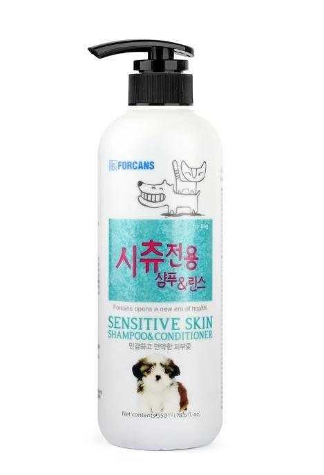 Sữa Tắm Chó Da Nhạy Cảm Forcans Shih Tzu 550ml - Paddy Pet Shop