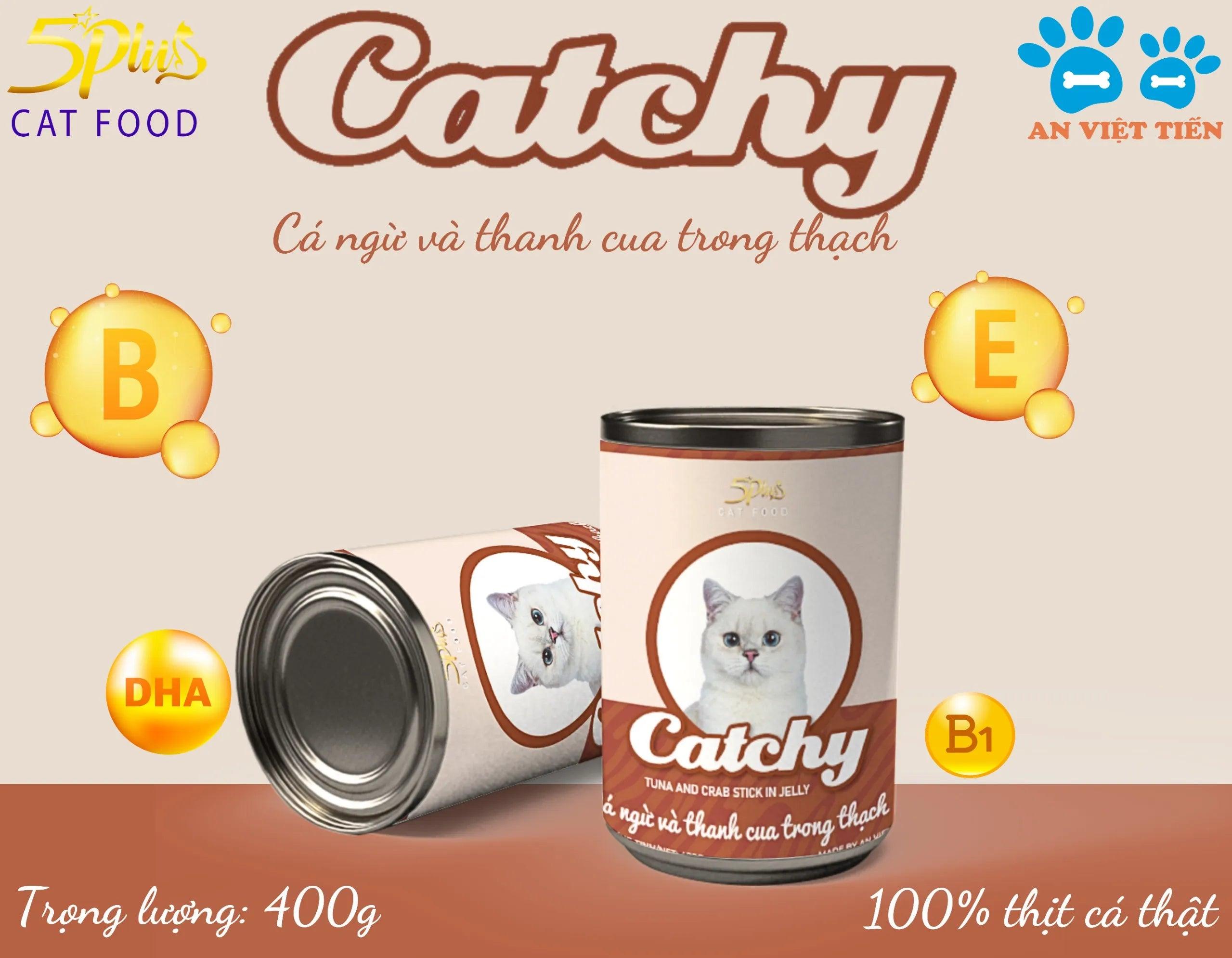 Pate Mèo Catchy Nhiều Vị Lon 400g - Paddy Pet Shop