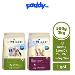 Hạt LuvCare Medium Dưỡng Lông Da Cho Chó Giống Vừa - Paddy Pet Shop