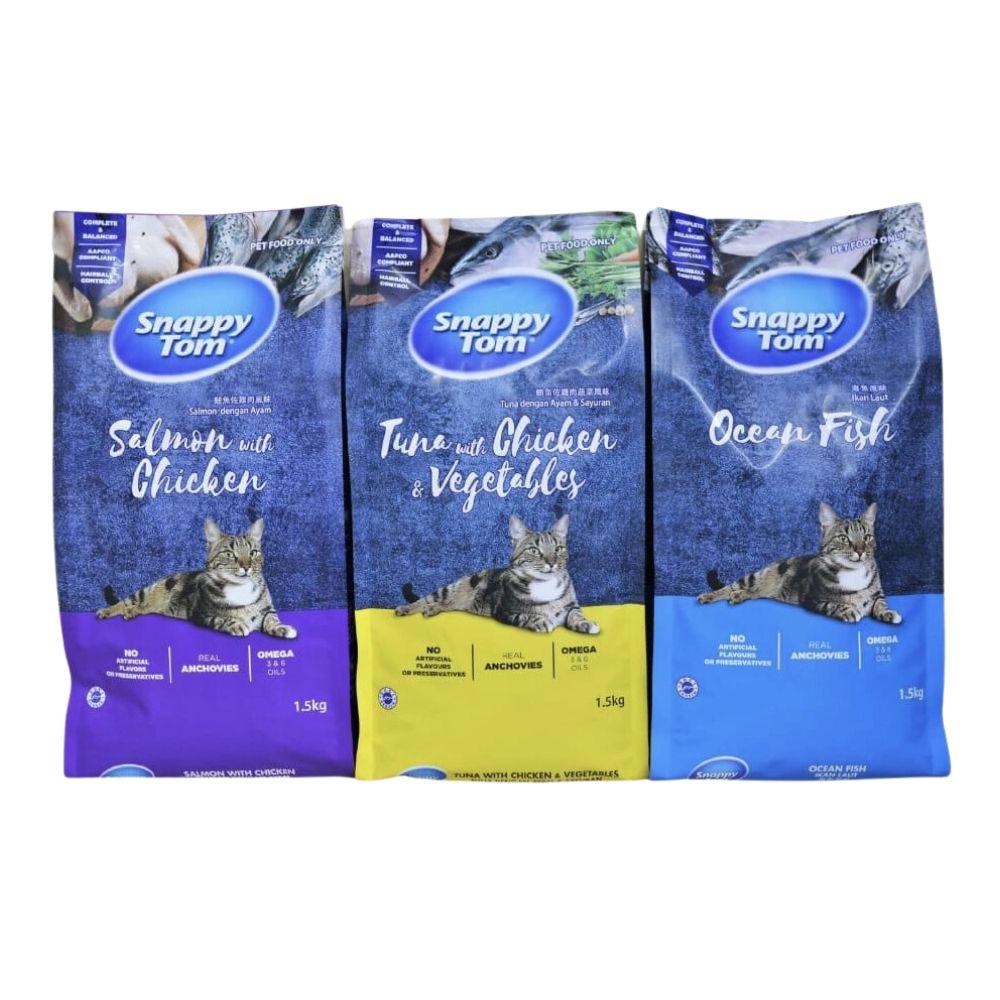 Hạt Cho Mèo Snappy Tom Mix Cá Sấy - Paddy Pet Shop