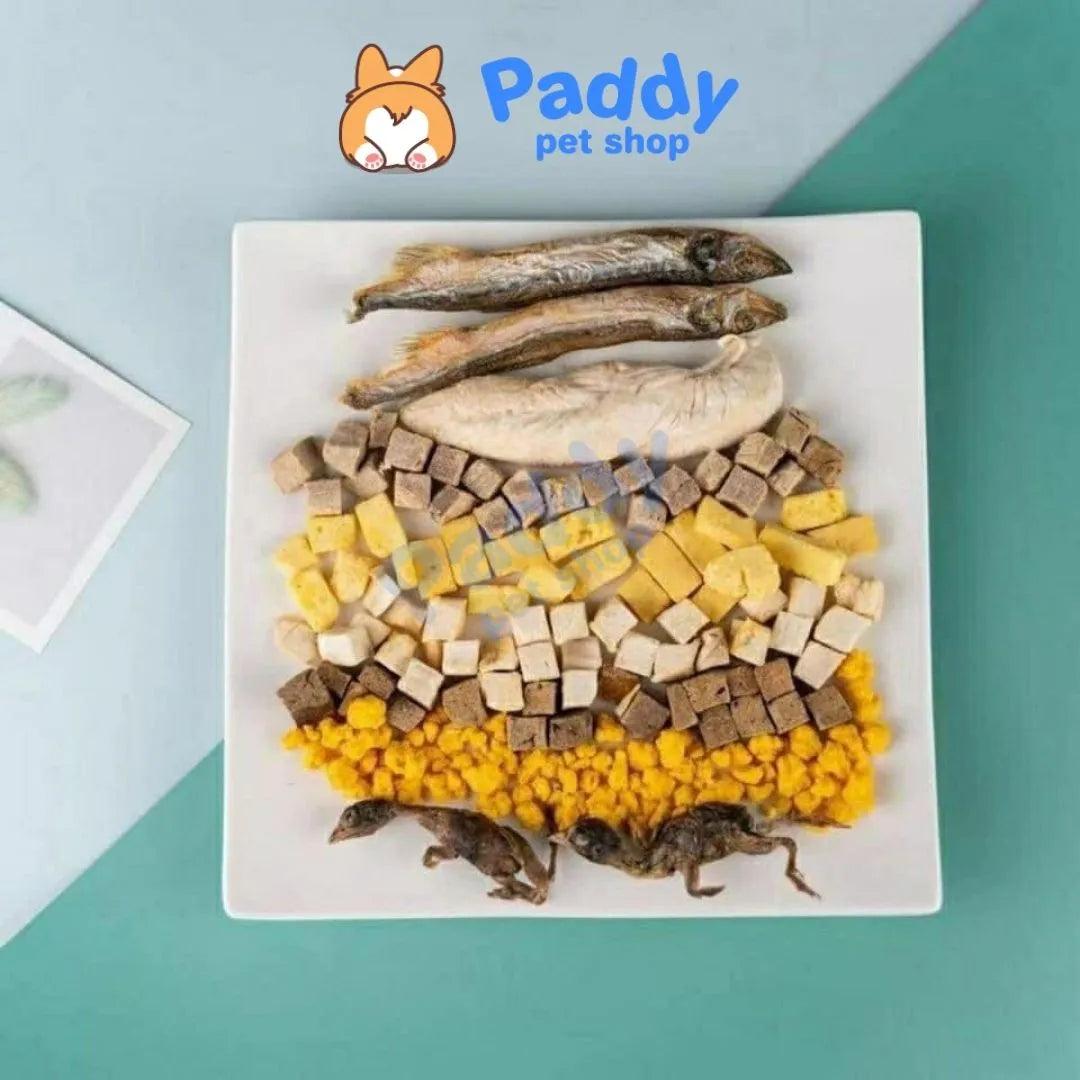 Hỗn Hợp Thịt Tươi Sấy Khô Cho Chó Mèo - Paddy Pet Shop