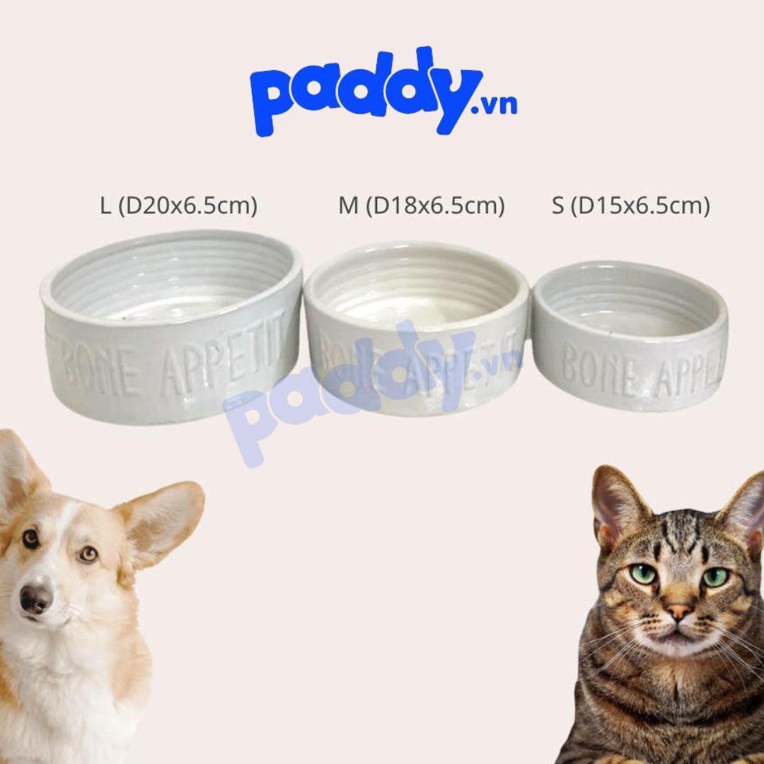 Bát Ăn Cho Chó Mèo Bằng Sứ Nhiều Kiểu Dáng - Paddy Pet Shop