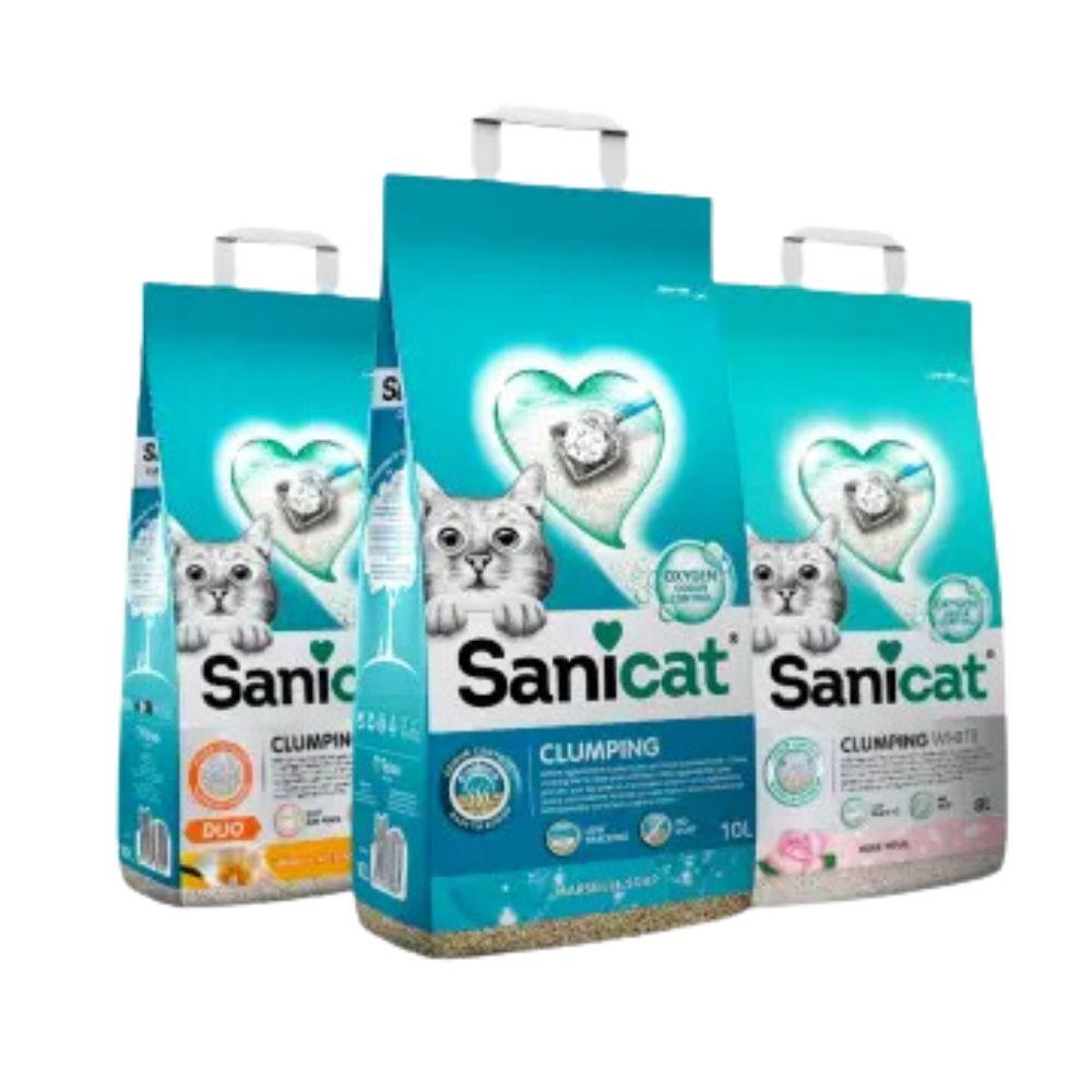 Cát Vệ Sinh Mèo Sanicat Bentonite Đất Sét - Paddy Pet Shop