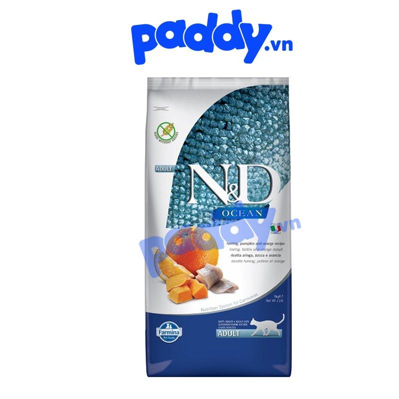 Hạt Cho Mèo Trưởng Thành N&D Dòng Ocean - Paddy Pet Shop