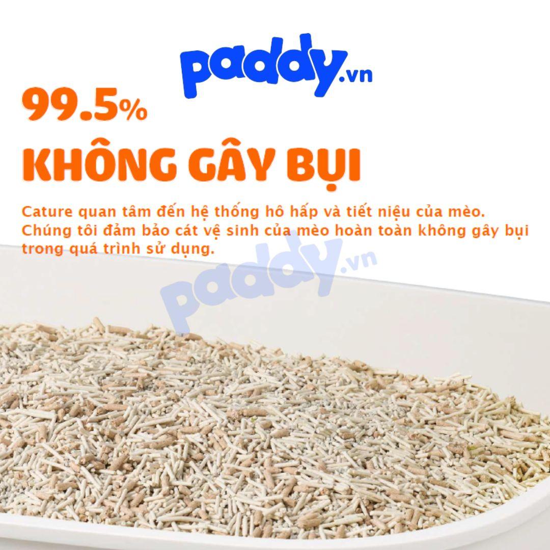Cát Mèo Mix 3in1 Đậu nành + Đất Sét + Gỗ Cature 2.8kg (7L) - Paddy Pet Shop