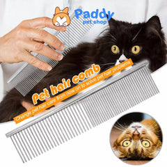 Lược Chải Lông Chó Mèo Inox Chống Gỉ - Paddy Pet Shop