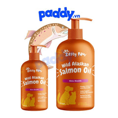 Dầu Cá Hồi Zesty Paws Hỗ Trợ Dưỡng Lông & Tăng Cường Đề Kháng Chó Mèo (Mỹ) - Paddy Pet Shop