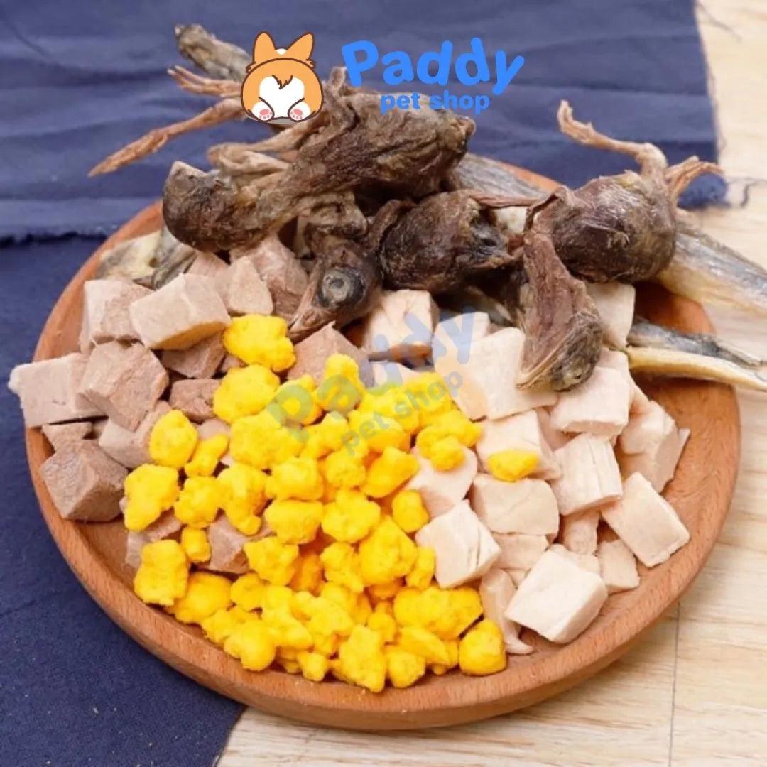 Hỗn Hợp Thịt Tươi Sấy Khô Cho Chó Mèo - Paddy Pet Shop