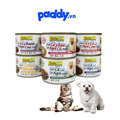 Pate NatuFit Cá Ngừ Cho Chó Mèo Mọi Lứa Tuổi (Lon 160g) - Paddy Pet Shop