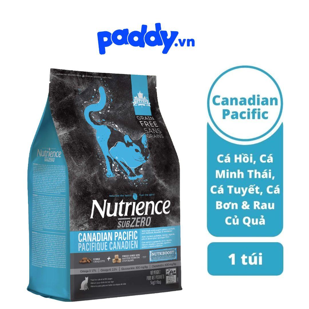 Hạt Nutrience SubZero Canadian Pacific Cho Mèo Mọi Lứa Tuổi Vị Cá Biển
