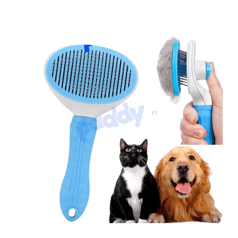 Lược Chải Lông Cho Chó Mèo Có Nút Bấm Tách Lông - Paddy Pet Shop