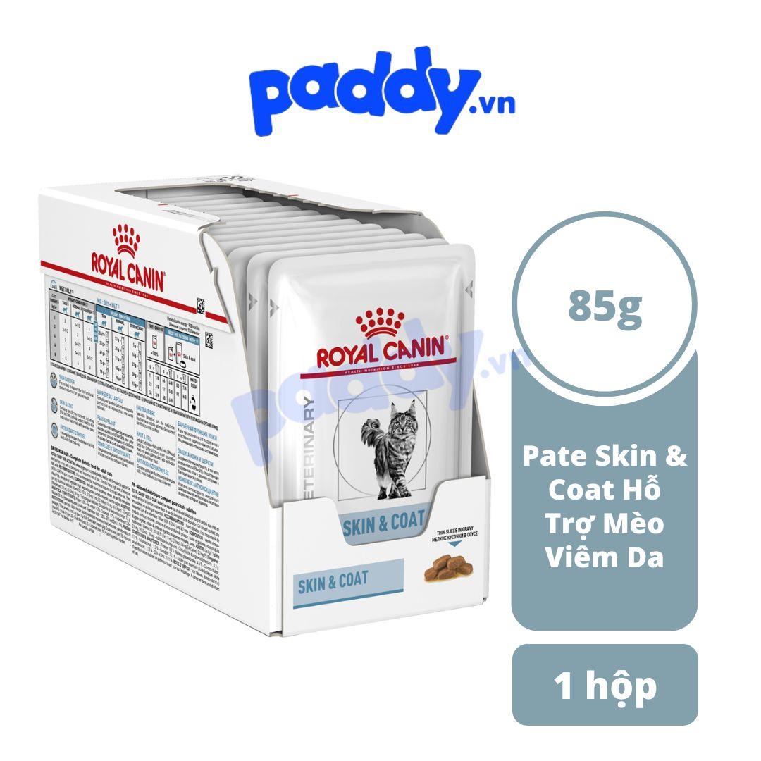 Pate Mèo Royal Canin Skin & Coat Hỗ Trợ Viêm Da & Rụng Lông - Paddy Pet Shop