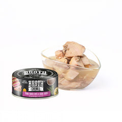 Pate Cho Chó Mèo Absolute Holistic Broth Chunks Lon 80g