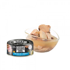 Pate Cho Chó Mèo Absolute Holistic Broth Chunks Lon 80g