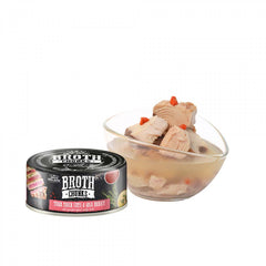 Pate Cho Chó Mèo Absolute Holistic Broth Chunks Lon 80g