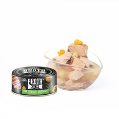 Pate Cho Chó Mèo Absolute Holistic Broth Chunks Lon 80g