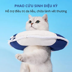 Vòng Gối Chống Liếm Cho Chó Mèo Phao Elizabeth ZEZE - Paddy Pet Shop