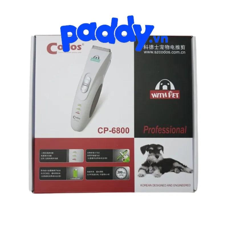 Tông Đơ Cắt Tỉa Lông Chó Mèo Sạc Điện CODOS CP-6800 - Paddy Pet Shop