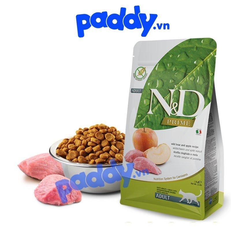 Hạt Mèo N&D Cao Cấp Không Tinh Bột - Heo Rừng & Táo - Paddy Pet Shop