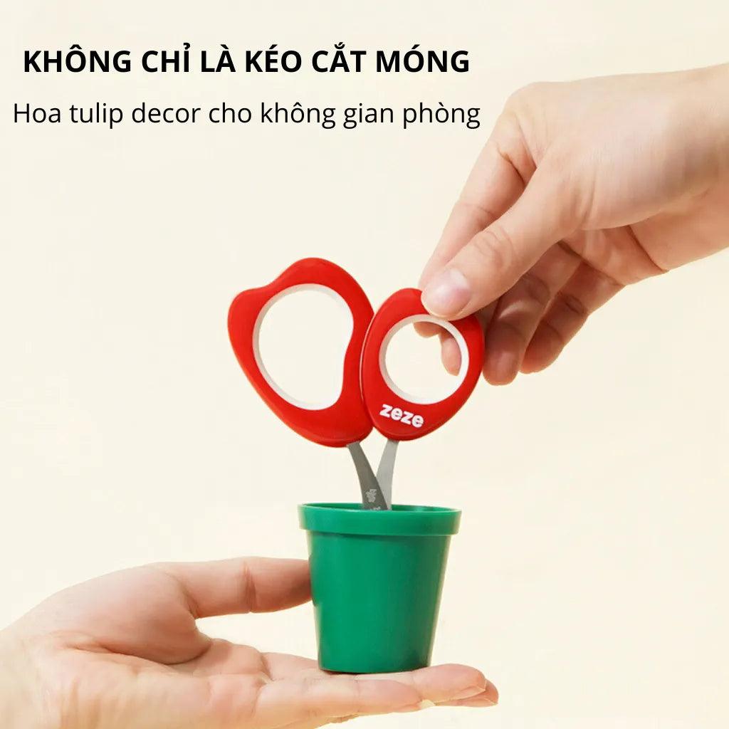 Kéo Cắt Móng Cho Chó Mèo Hình Chậu Hoa ZEZE - Paddy Pet Shop