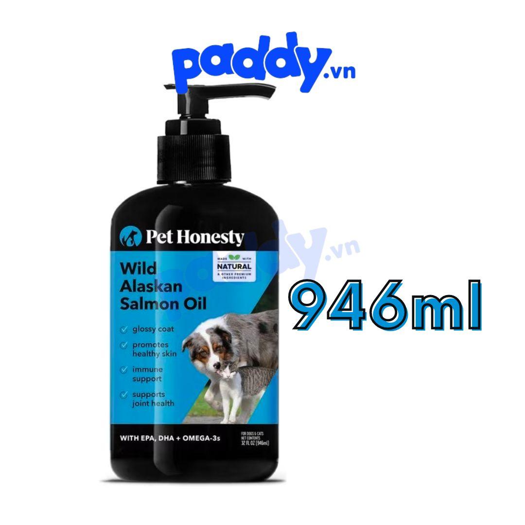 Dầu Cá Hồi Alaska Cho Chó Mèo Pet Honesty (USA) - Paddy Pet Shop